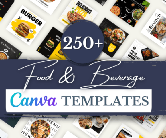 250+ Canva Food and Beverage Templates